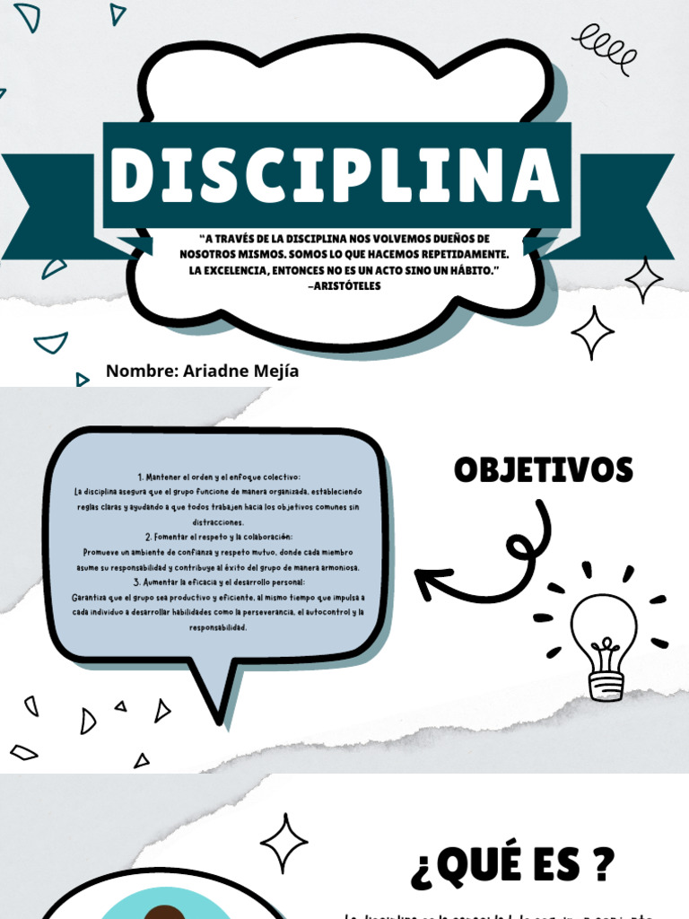 Importancia de la Disciplina en el Éxito | PDF | Disciplinas ...