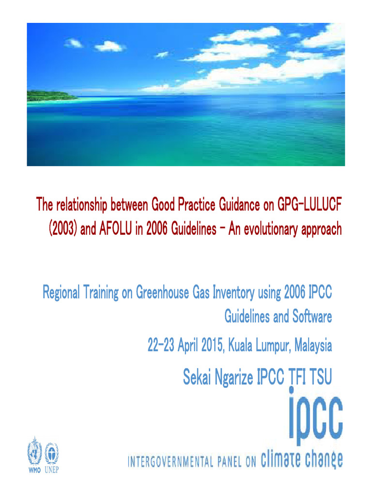 IPCC Greenhouse Gas Inventory Guidelines | PDF | Environmental Issues ...