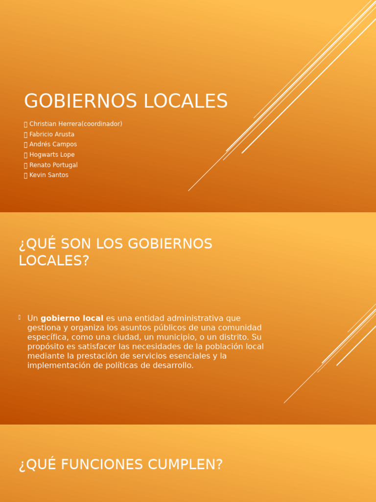 Gobiernos Locales | PDF | Gobierno local | Alcalde