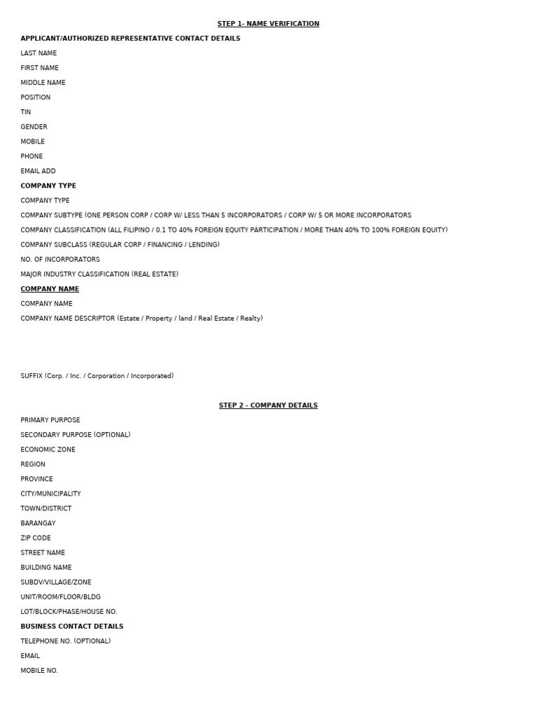 Company Incorporation Process Guide | PDF | Subscription Business Model ...