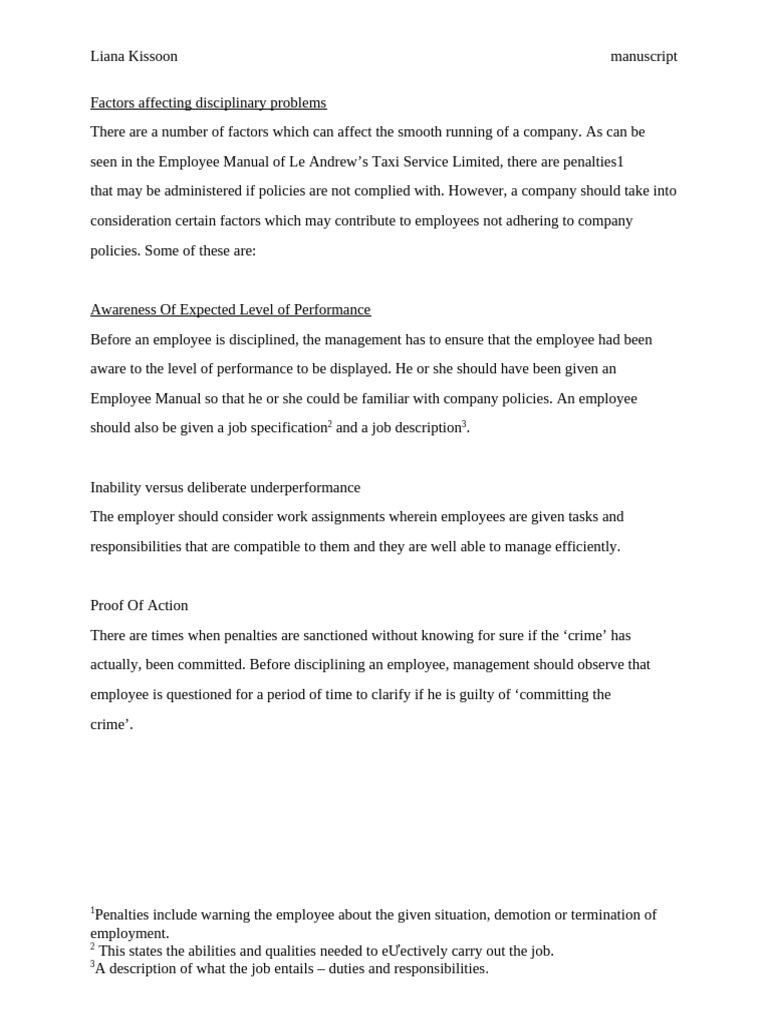 Factors Affecting Disciplinary Problems | PDF