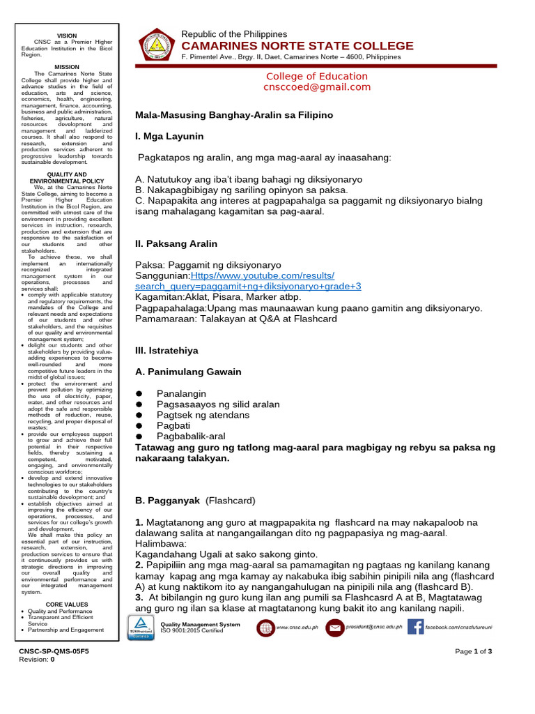 CNSC Vision and Quality Policy Overview | PDF | Waste Management | Business