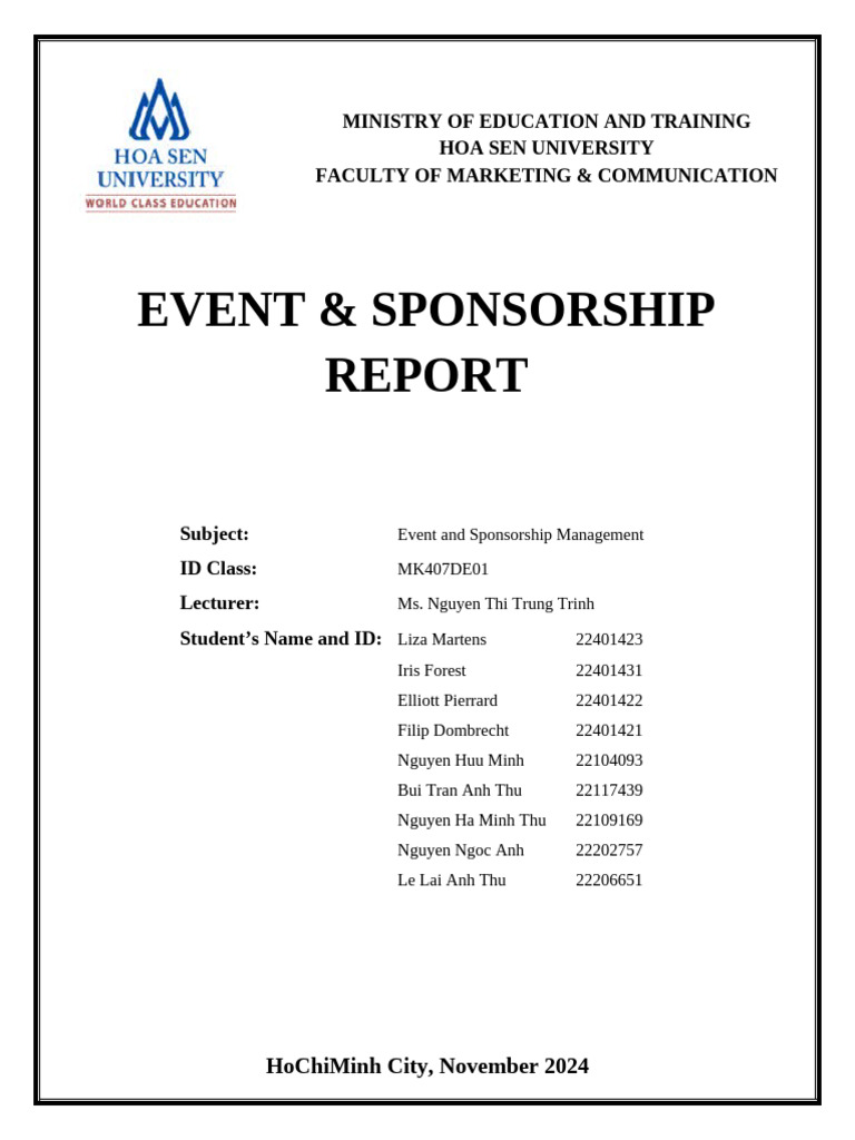 Event Management Report: English Skills | PDF | Marketing | Communication