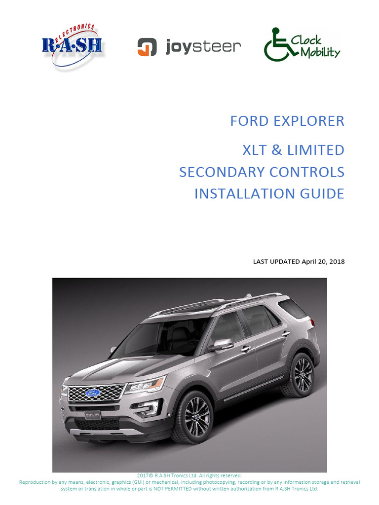 2017 Ford Explorer Installation Guide | PDF | Electrical Connector ...