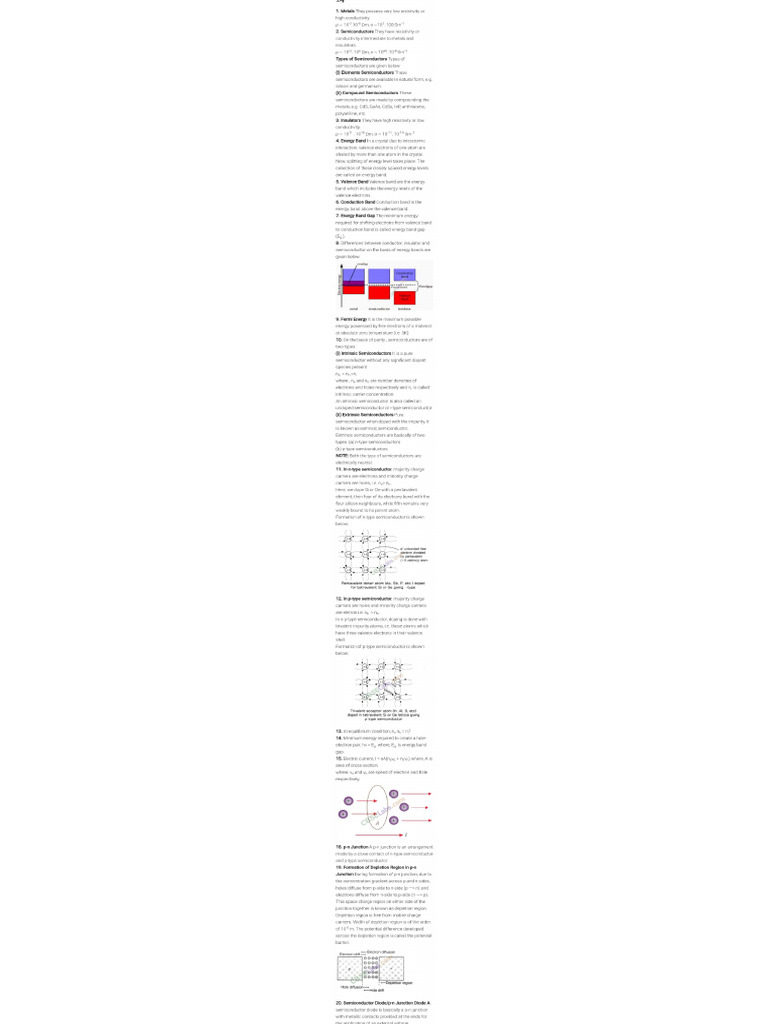Semiconductor Notes | PDF