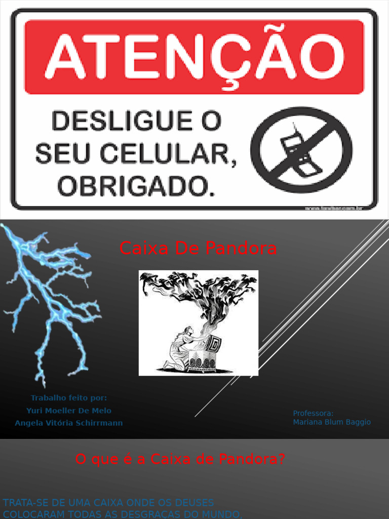 Mito da Caixa de Pandora e Esperança | PDF