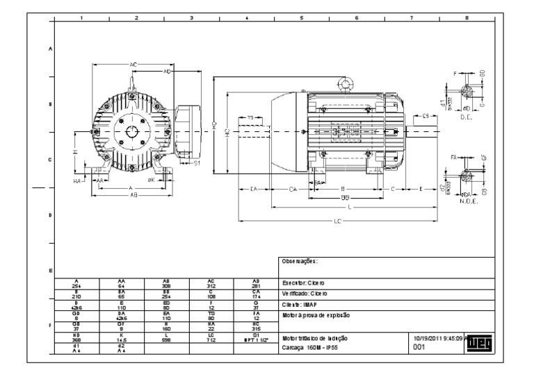 Desenho Motor 20cv