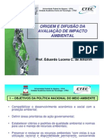 Origem e Difusão Da Avaliação de Impacto Ambiental