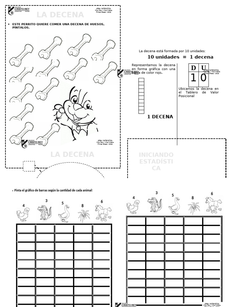 Actividades de la Decena para Niños | PDF