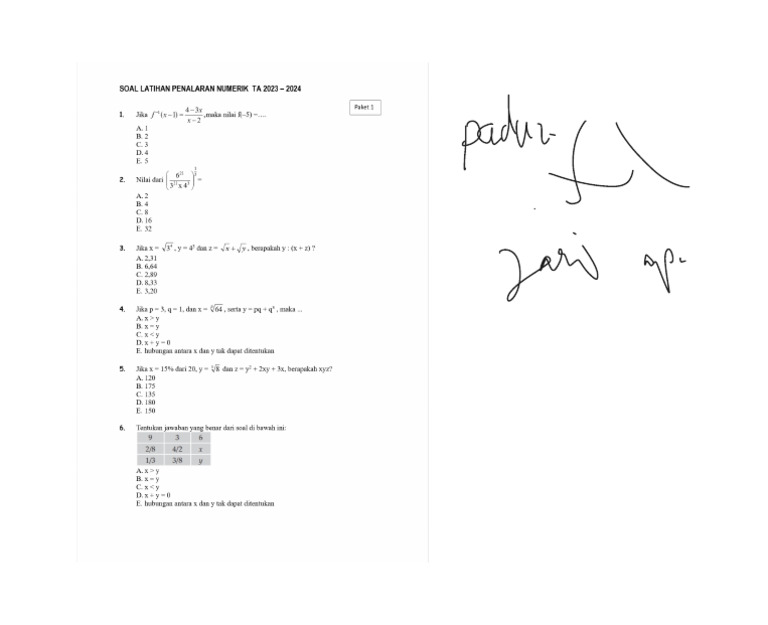 Soal NUMErik 2 | PDF