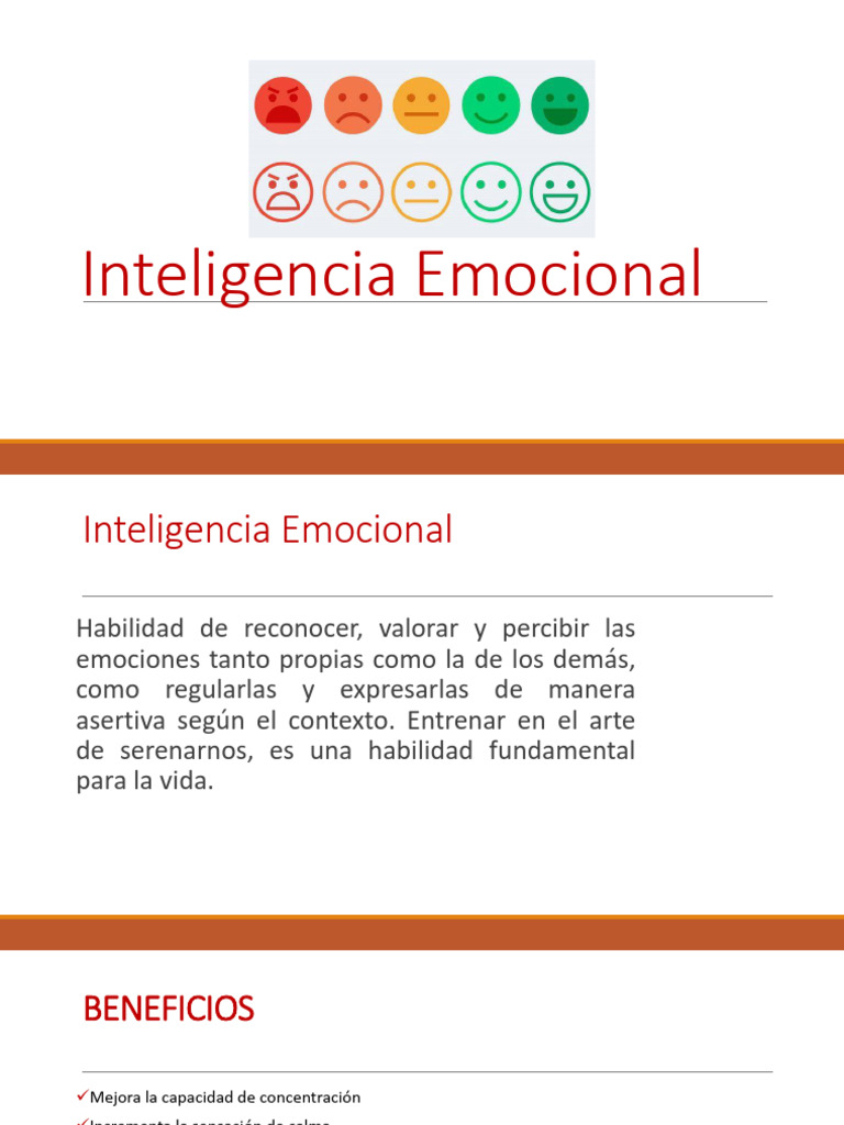 Inteligencia Emocional | PDF | Las emociones | Salud mental