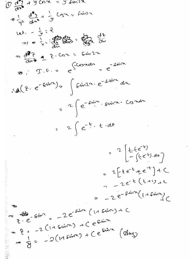 2023 Mathematics PYQ Solution Part2 | PDF