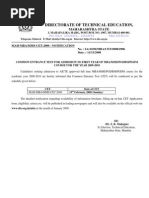 Mba Notification 2009