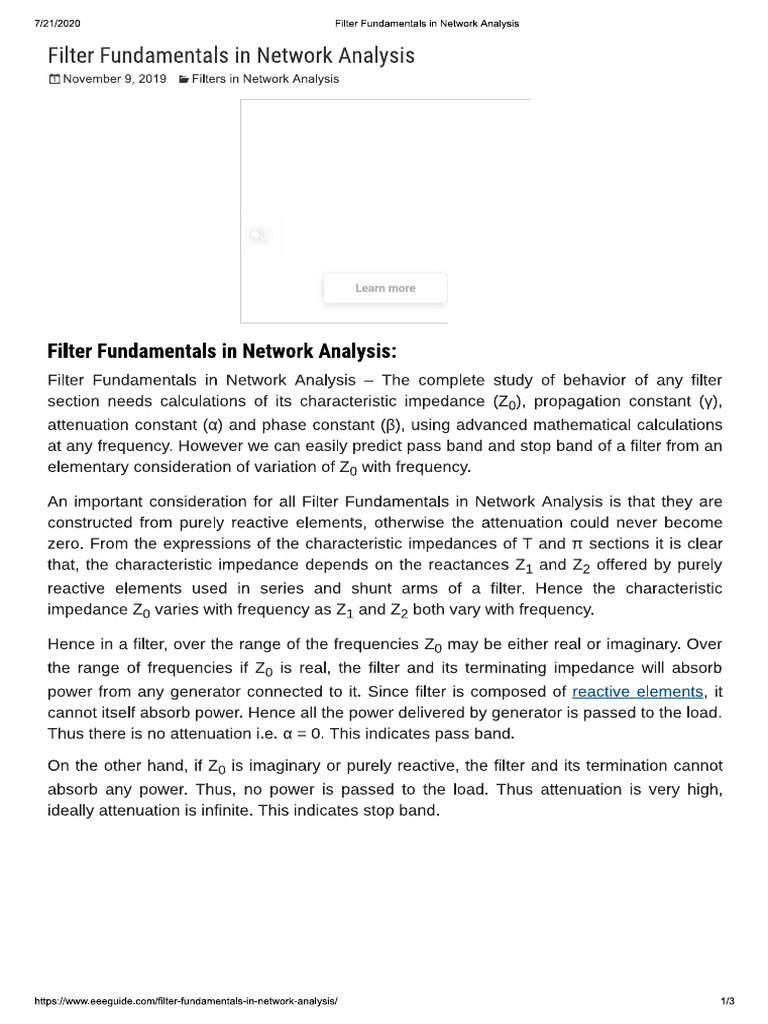 2 Filter Fundamentals | PDF