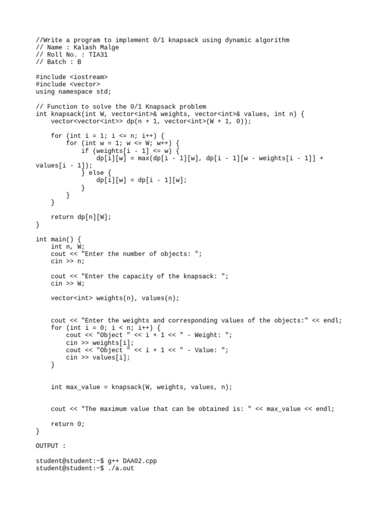 Output DAA02 | PDF