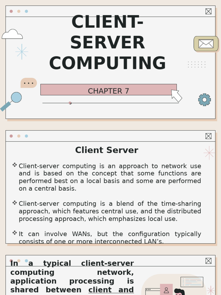 CHAPTER-7-CLIENT-SERVER-COMPUTING | PDF | Client–Server Model | Networking