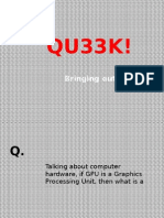 QU33K! Prelims: Bringing Out The Geek