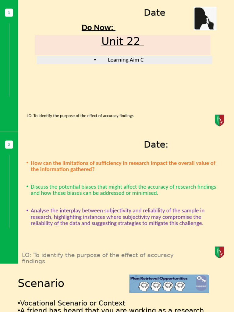 GNS Learning Aim C | PDF | Sampling (Statistics) | Statistics