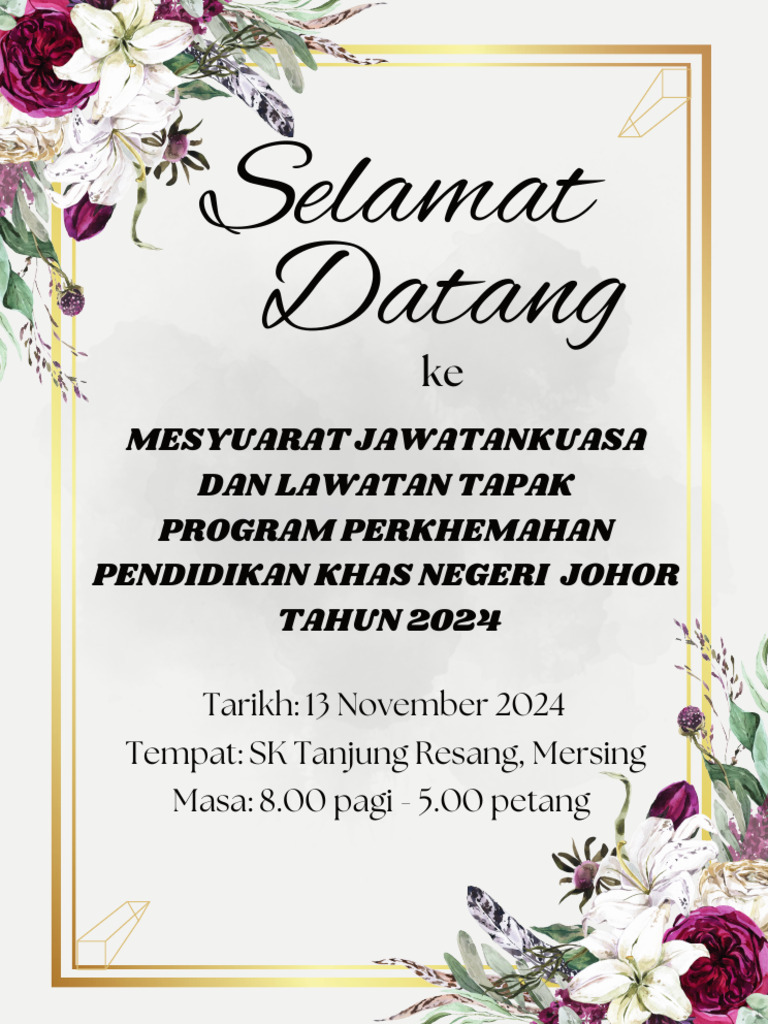 Selamat Datang SKTR | PDF