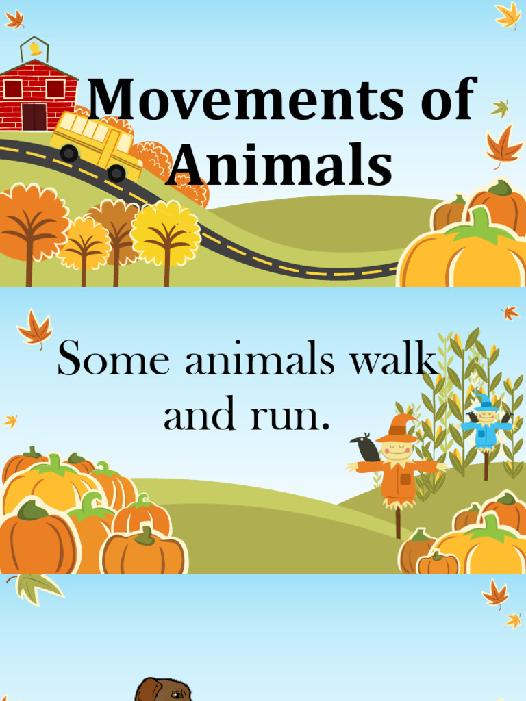 Animal Movement Types for Kids | PDF