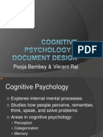 Cognitive Psychology Document Design