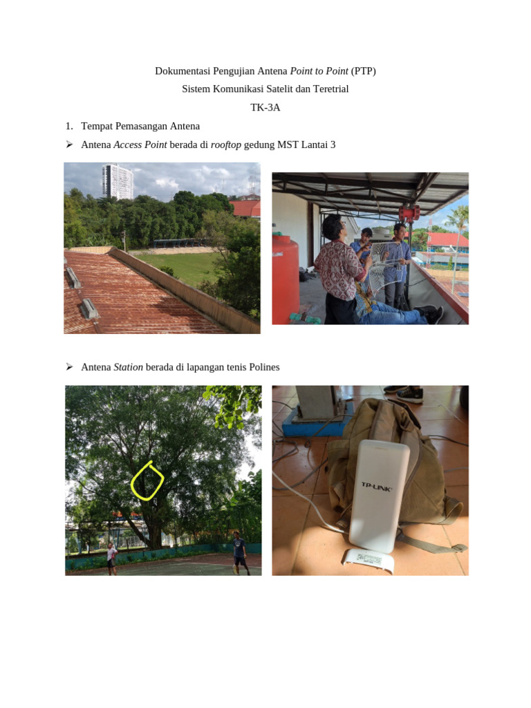 Pengujian Antena PTP Satelit dan Terestrial | PDF