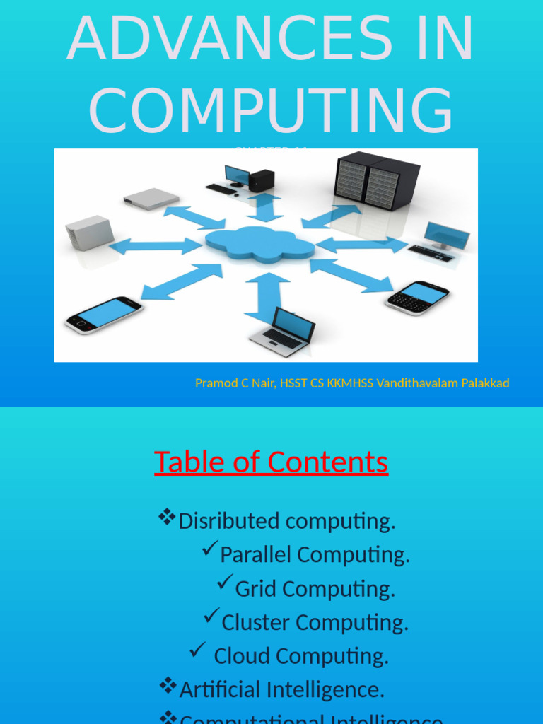 11.Advances in Computing | PDF | Cloud Computing | Computer Cluster