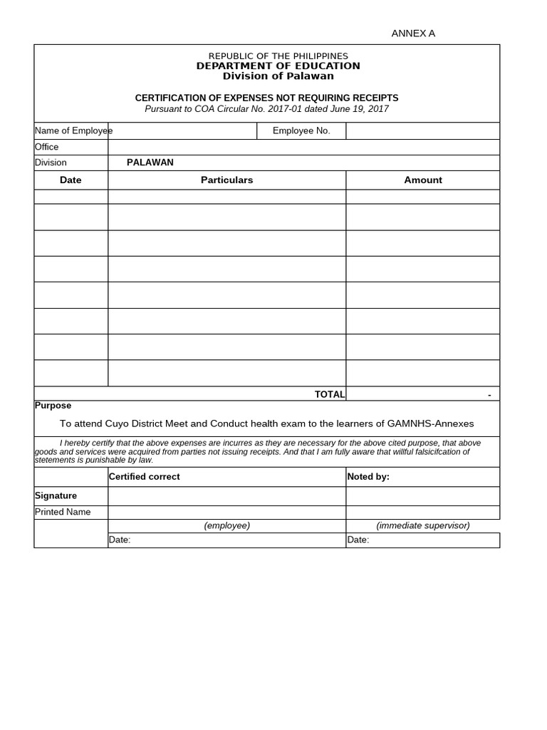 CERR-no Receipt | PDF