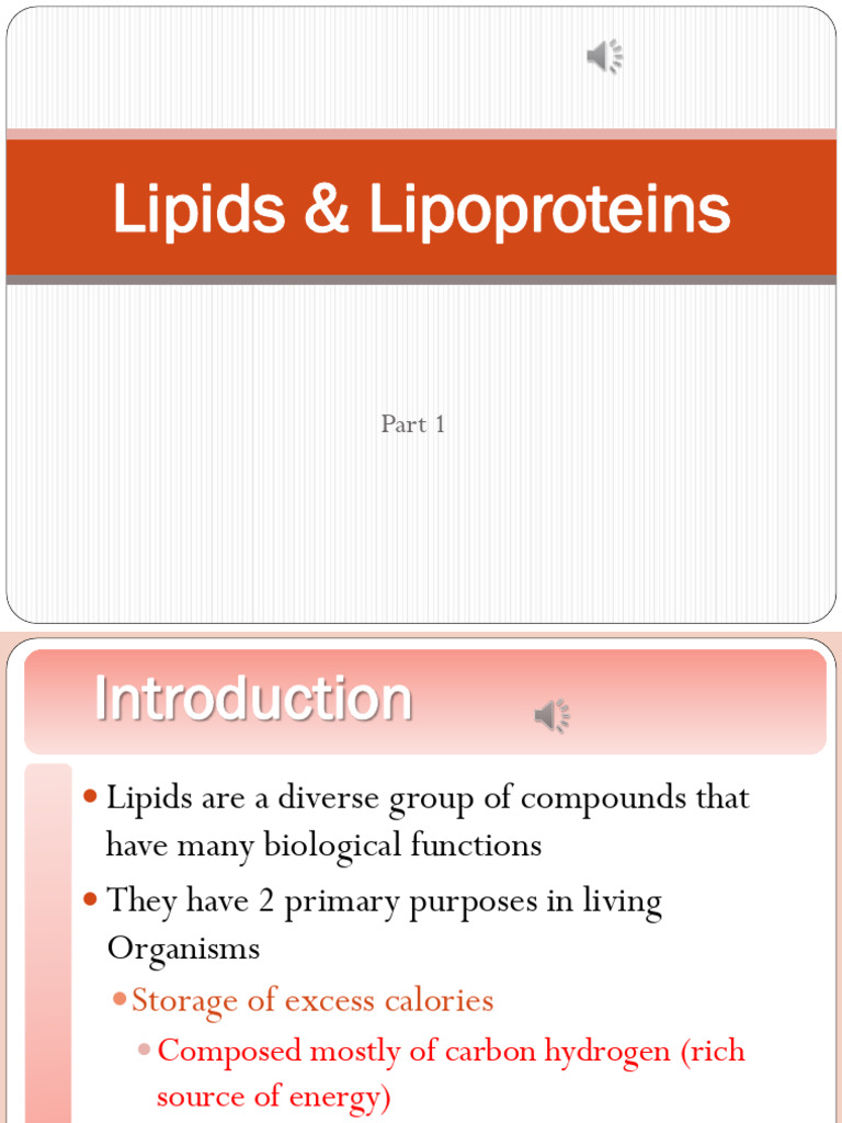 Understanding Lipids and Lipoproteins | PDF | Lipoprotein | Cholesterol