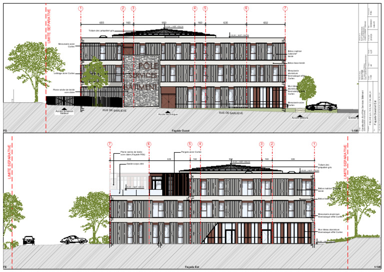 PSB - DCE - ILO - TCE - FAC - TON - 0006 - 01 Elevation West East | PDF ...
