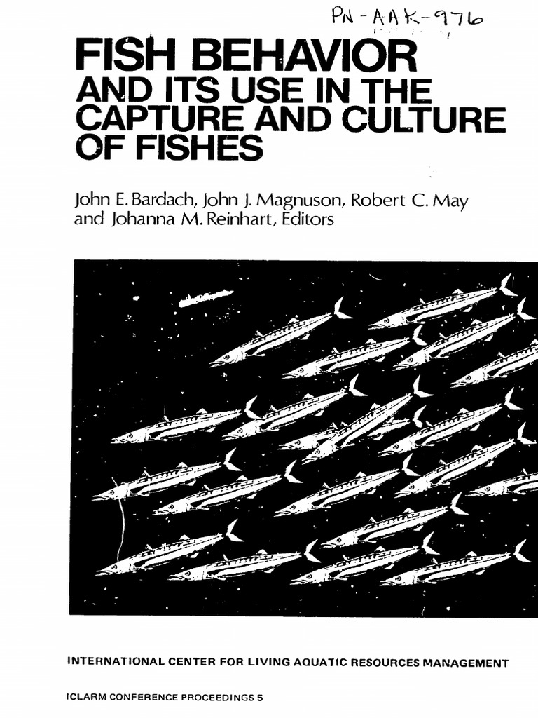 Fish Behavior in Capture and Culture | PDF | Senses | Aquaculture