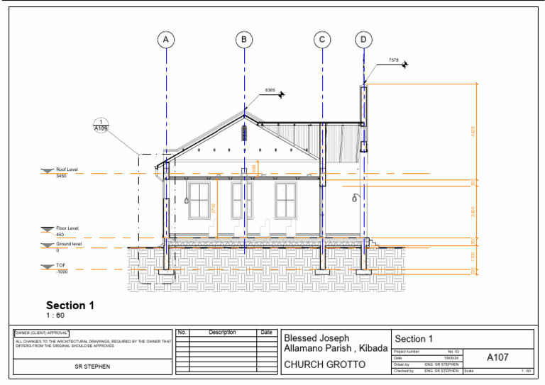 Grotto Design Review 002 Final - Sheet - A107 - Section 1 | PDF