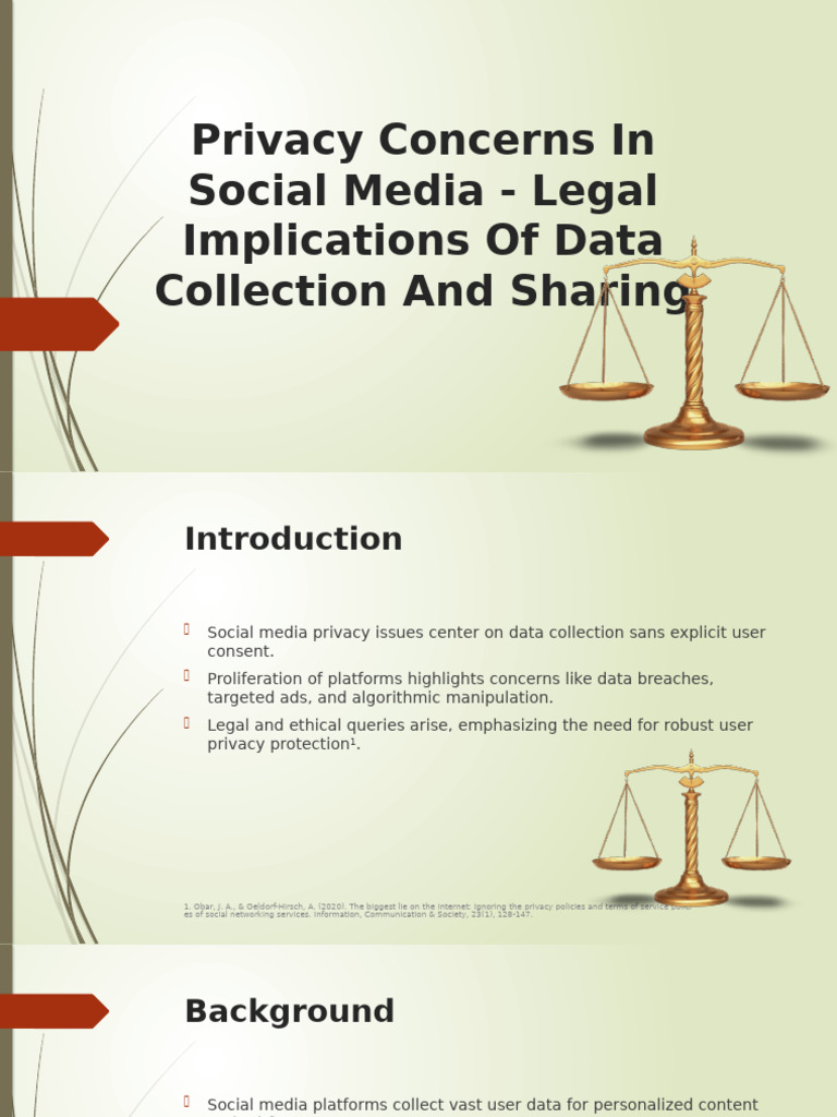 Privacy Concerns in Social Media - Legal Implications | PDF | Privacy ...