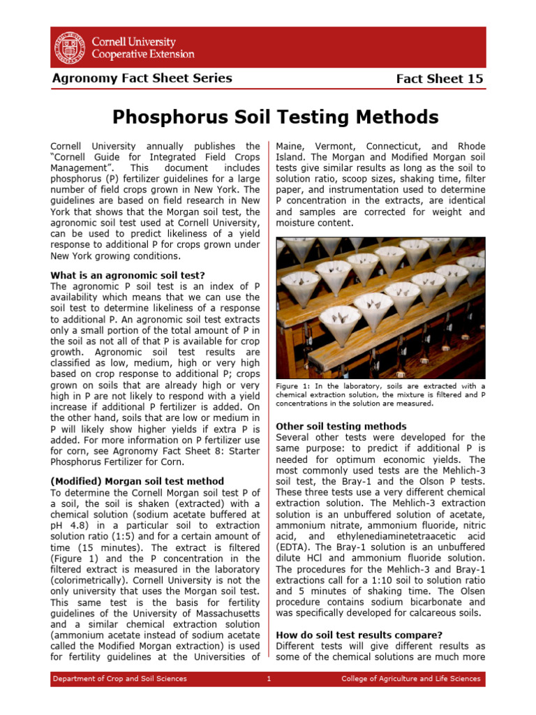 Soil Testing Methods Pdf