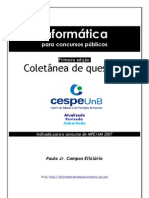 ColetÃ¢nea Provas de InformÃ¡tica - CESPE