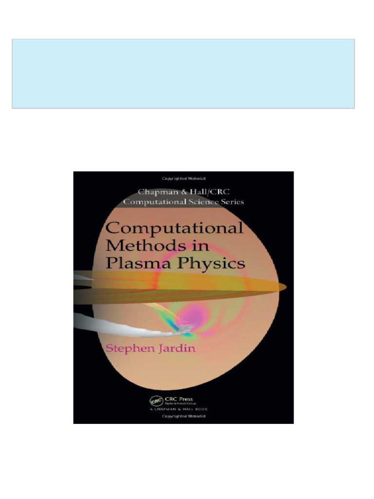 Instant ebooks textbook computational methods in plasma physics chapman