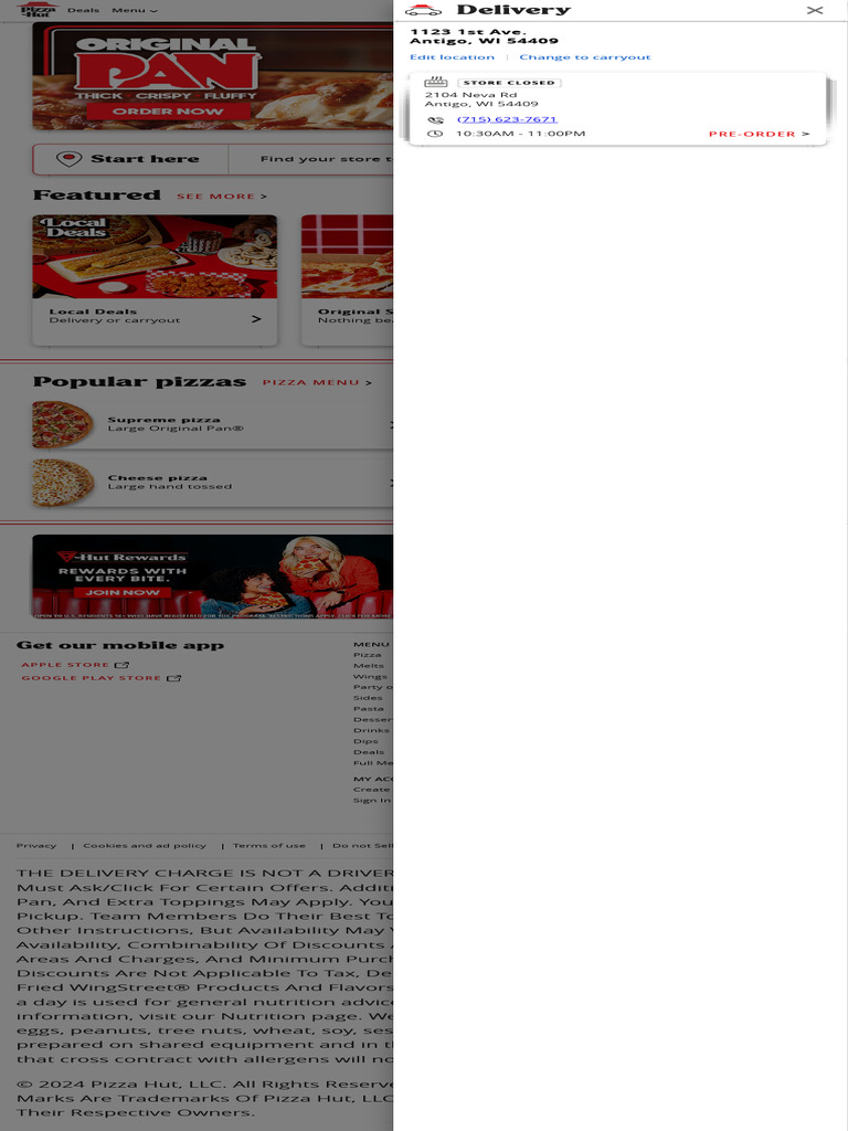 Pizza Hut Delivery Carryout No One Outpizzas The Hut Pdf Pizza