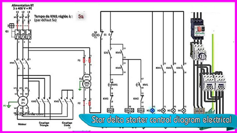 Power Wiring Diagram of Star Delta Starter Wiring Library | PDF