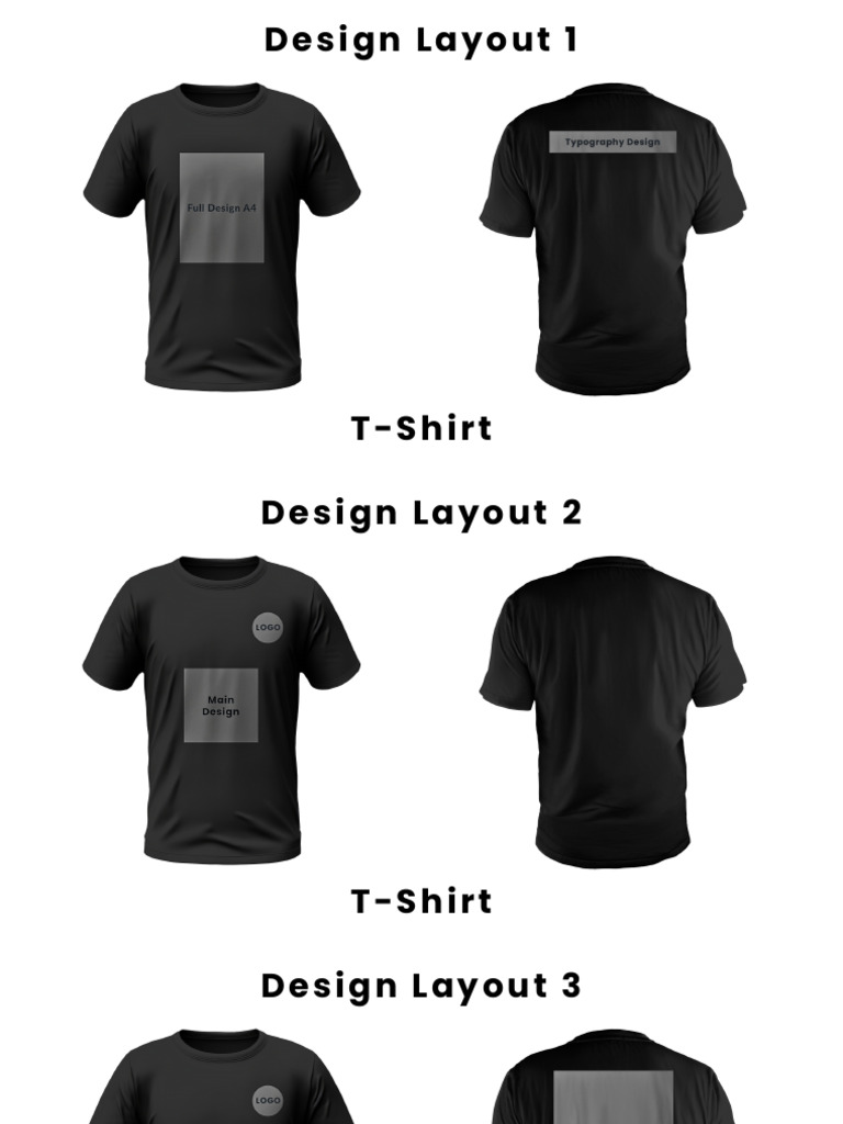 T-Shirt and Banner Design Layouts | PDF