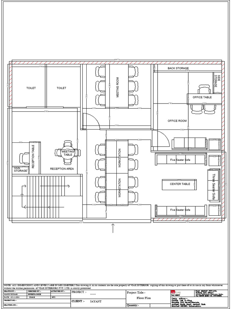 Office Floor Plan and Layout Details | PDF | Drawing | Technical Drawing