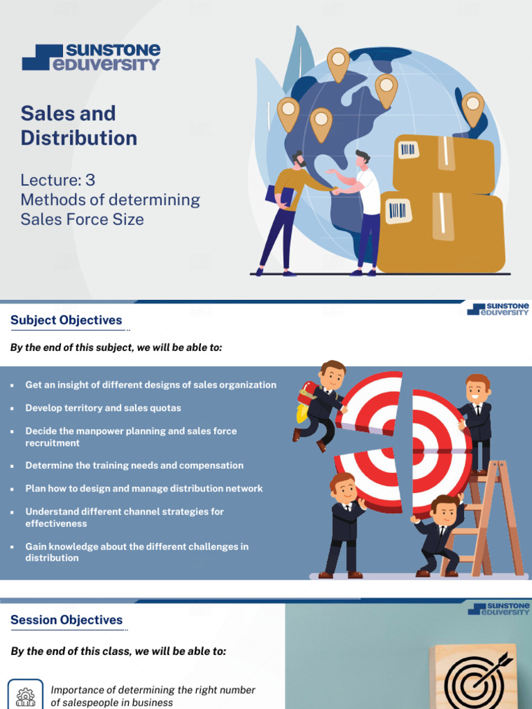 Lecture 3 - Methods of Determining Sales Force Size - Ver. 1 | PDF ...