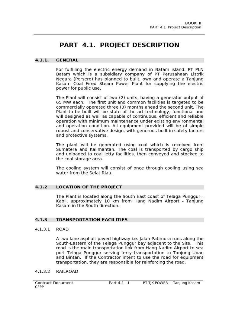 PART 4.1 Project Description | PDF | Silt | Rain