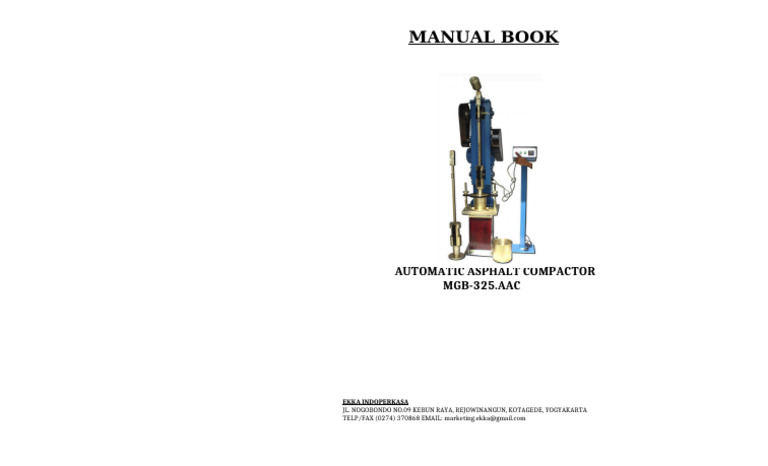 Sampul - Automatic Asphalt Compactor | PDF