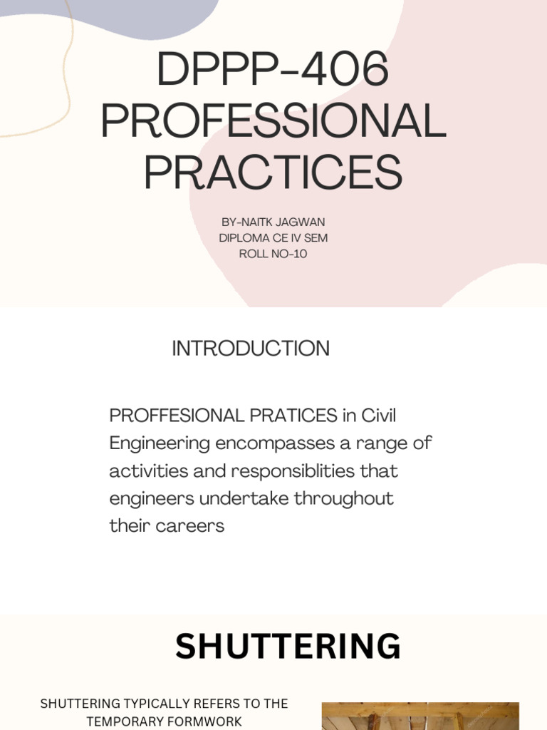 Civil Engineering Professional Practices | PDF