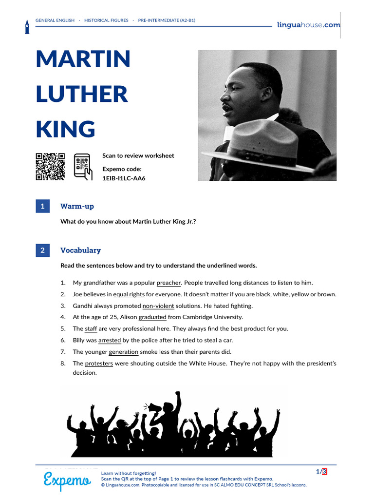 Martin Luther King Jr. Overview | PDF | Martin Luther King Jr.