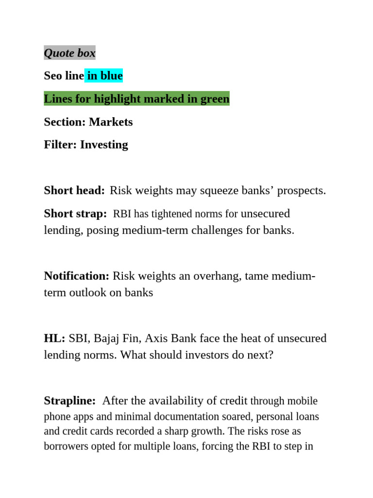 Risk weights | PDF | Loans | Credit