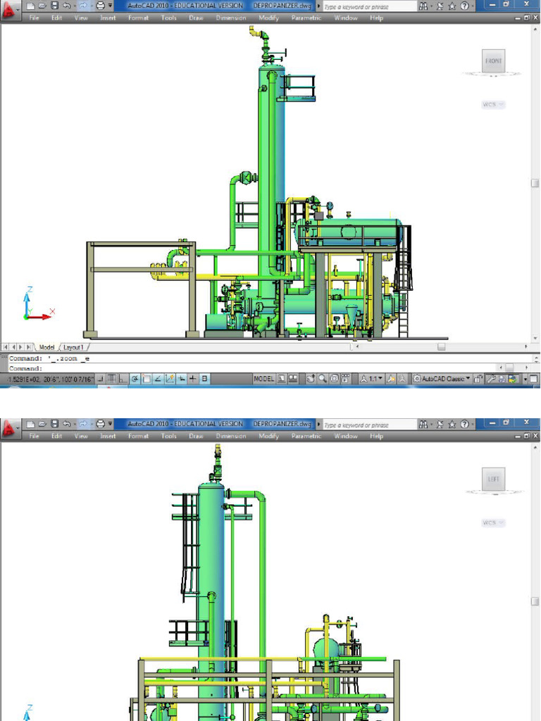AutoCAD 3D Depropanizer | PDF
