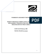 Project Proposal Formulation and Grants Management-Ghana (Feb, 2011)