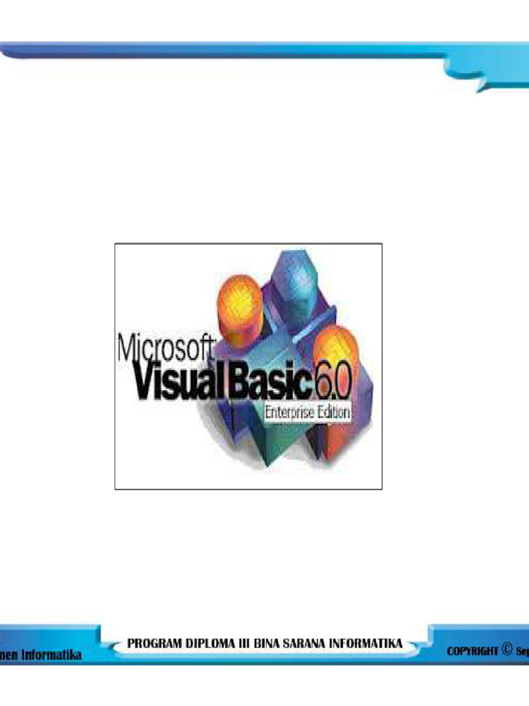 Tipe Data dan Operator di Visual Basic | PDF
