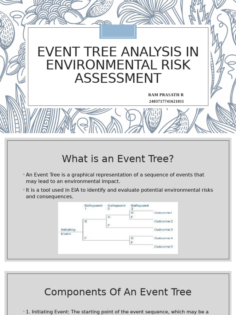 Event Tree Analysis for Environmental Risk | PDF | Safety | Risk